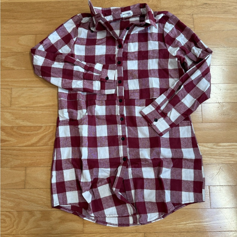 Women’s Flannel Dress w/ Pockets
